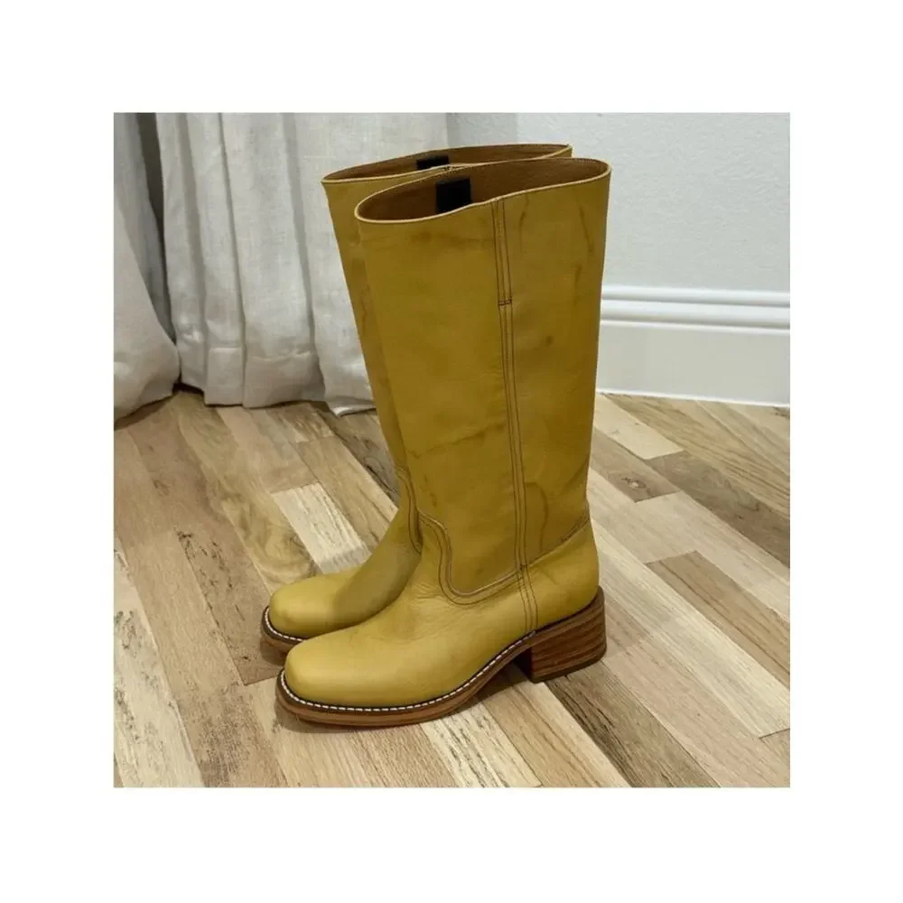 Frye Campus 14L Boots Banana